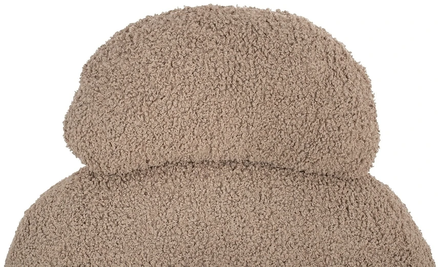 Fotelis Supamas krėslas PLUSH TEDDY, smėlio sp.