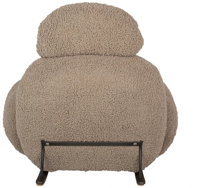 Fotelis Supamas krėslas PLUSH TEDDY, smėlio sp.