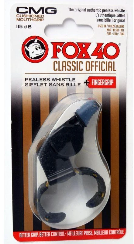 ŠVILPUKAS FOX 40 CLASSIC CMG Juodas SU PIRŠTO LAIKIKLIU 3090254