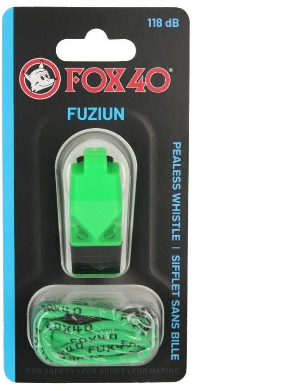 Fox40 Fox 40 Fuziun CMG švilpukas žalias