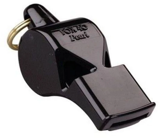 Švilpukas Fox 40 Pearl juodas 9700-0008
