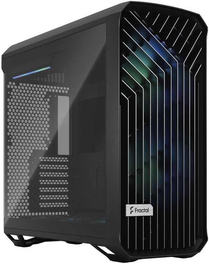 Fractal Design | Torrent Compact RGB TG Light Tint | šoninis langelis | ATX | Juoda