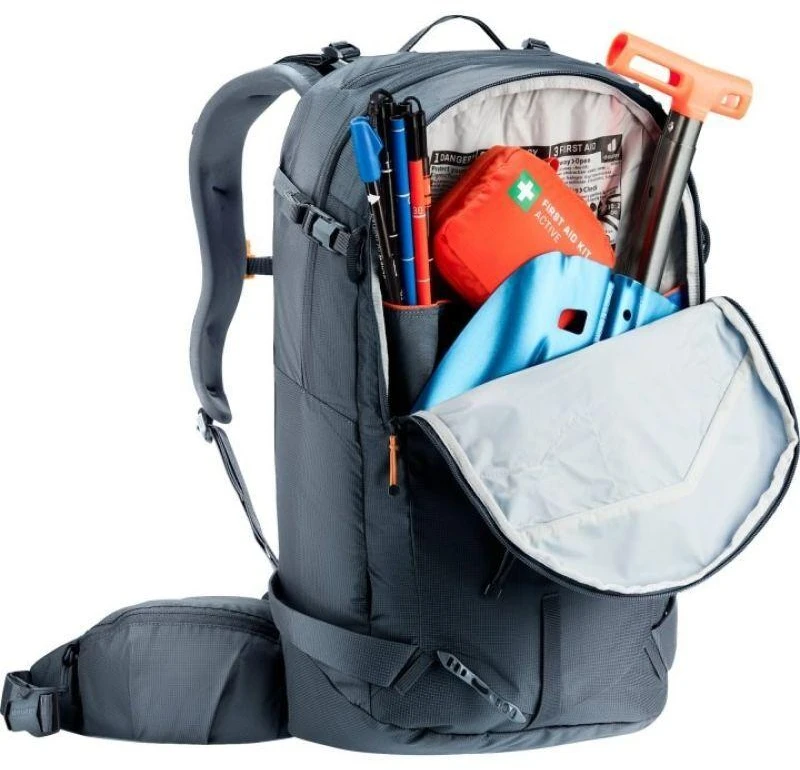Turistinė slidinėjimo kuprinė Deuter Freerider 30 L Juodas