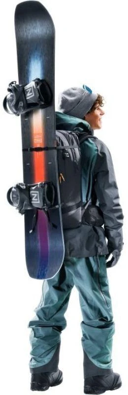 Turistinė slidinėjimo kuprinė Deuter Freerider 30 L Juodas