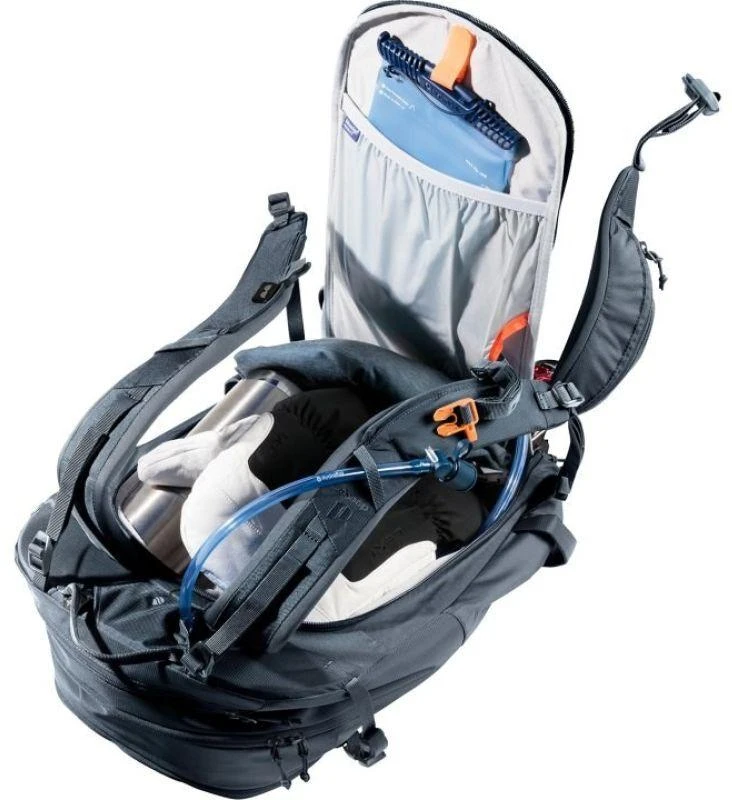 Turistinė slidinėjimo kuprinė Deuter Freerider 30 L Juodas