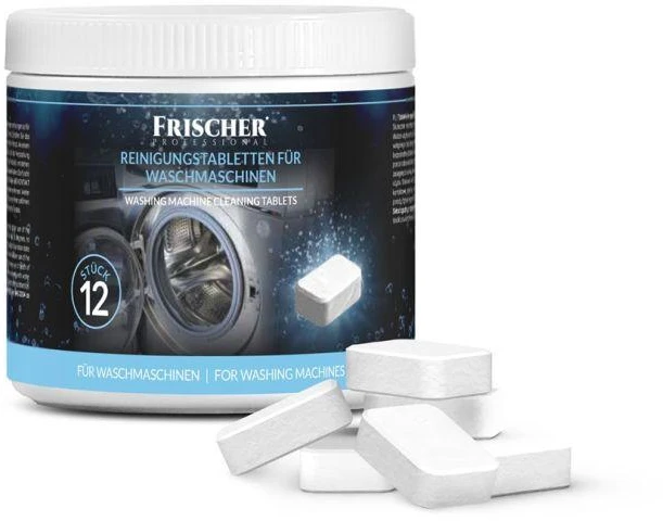 „Frischer“ skalbimo mašinos valymo tabletės, 12 vnt.