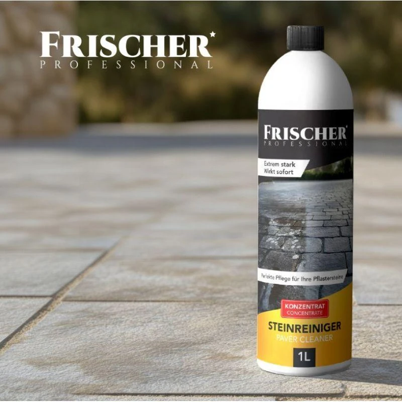 Koncentruotas valiklis grindinio trinkelėms ir akmeniui Frischer, 1000 ml