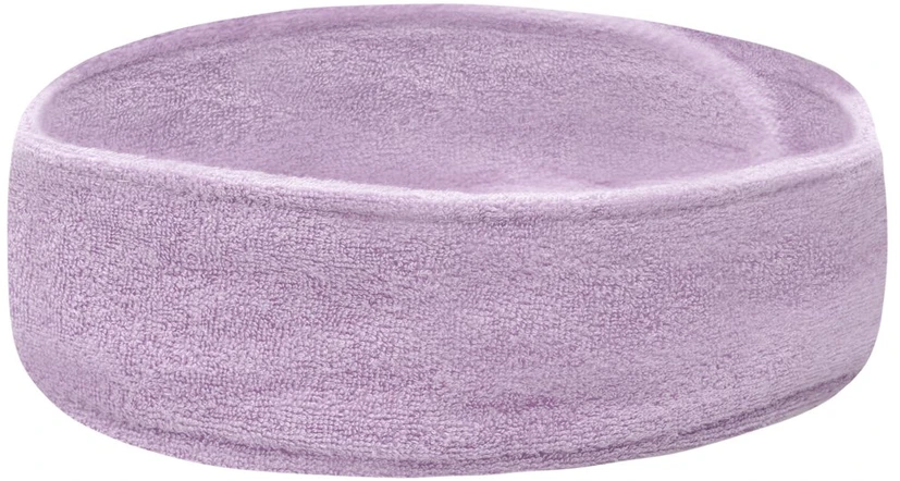 Activeshop Violetinė frotinė kosmetinė galvos juosta