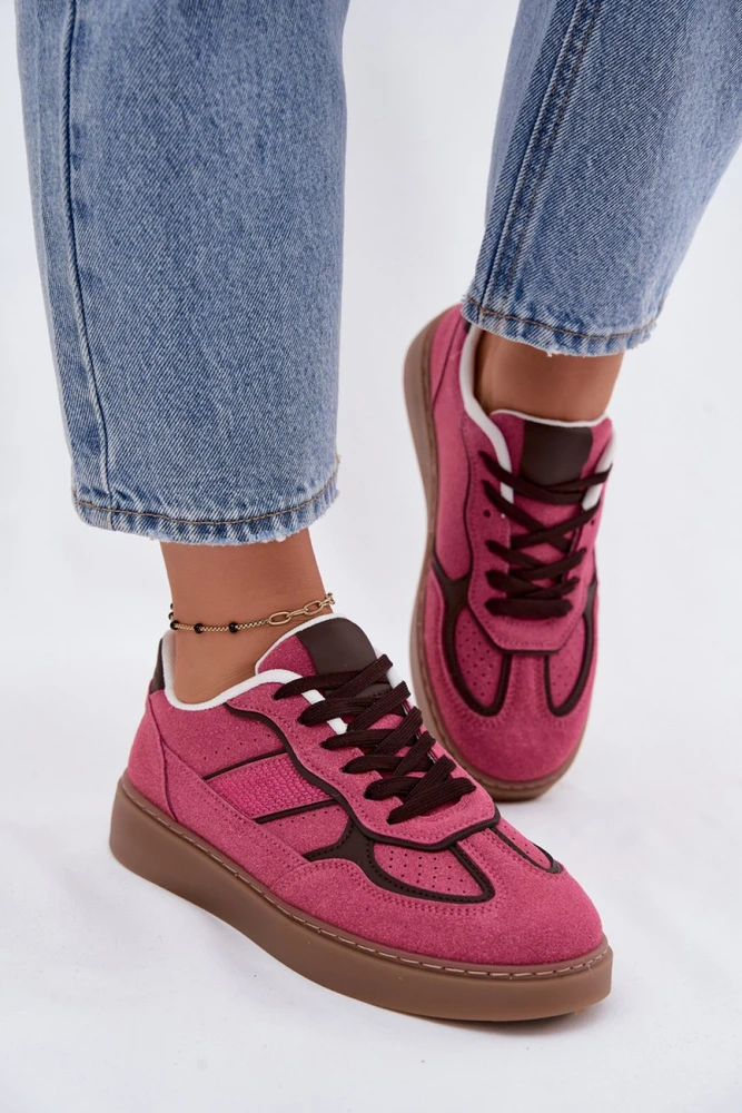 Fuksijos spalvos sportbačiai Step in style