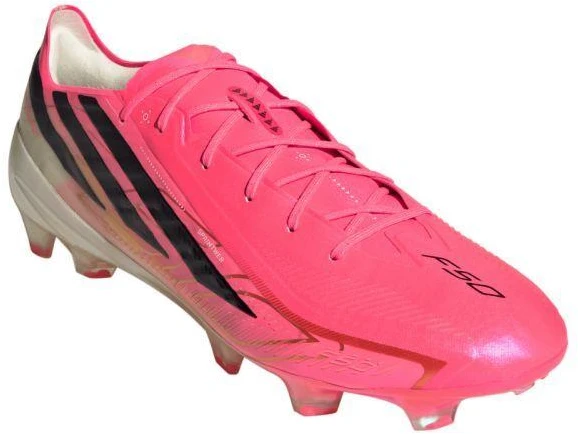 Futbolo bateliai Adidas F50 Hyperfast Elite FG, rožiniai, JR5386