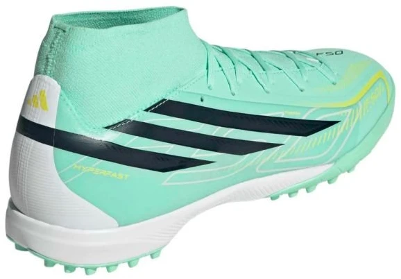 Futbolo bateliai adidas F50 Hyperfast League Mid TF, žalsvi