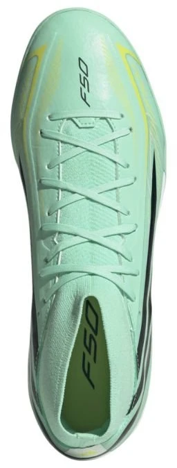 Futbolo bateliai adidas F50 Hyperfast League Mid TF, žalsvi