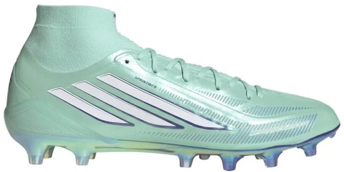 Futbolo bateliai adidas F50 Sparkfusion Elite Mid FG/AG, šviesiai žali