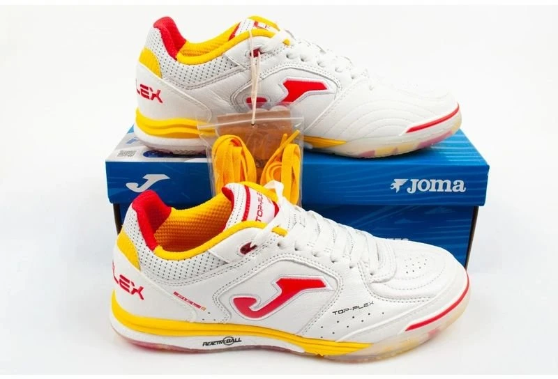 Futbolo bateliai Joma Top Flex Rebound, balti