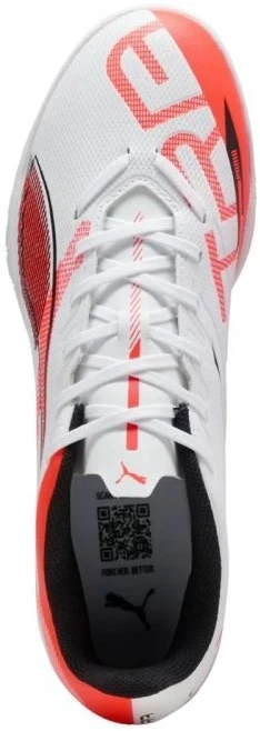 Futbolo bateliai Puma Ultra 5 Play IT, balti ir koraliniai