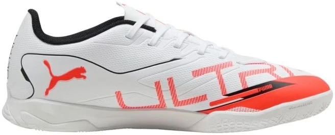 Futbolo bateliai Puma Ultra 5 Play IT, balti ir koraliniai