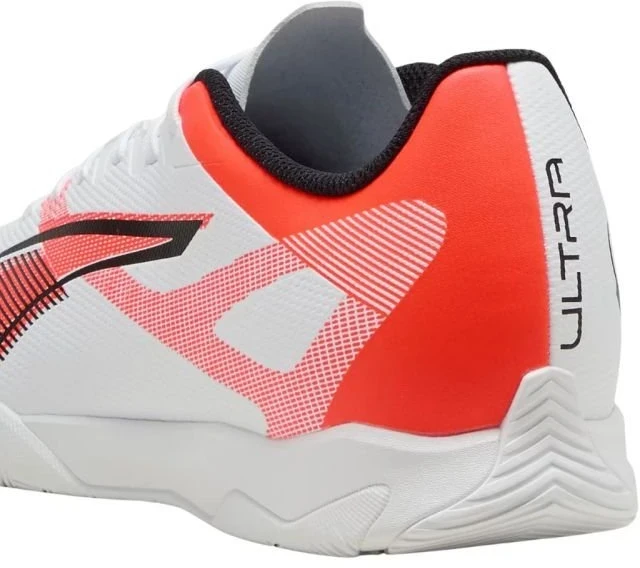 Futbolo bateliai Puma Ultra 5 Play IT, balti ir koraliniai