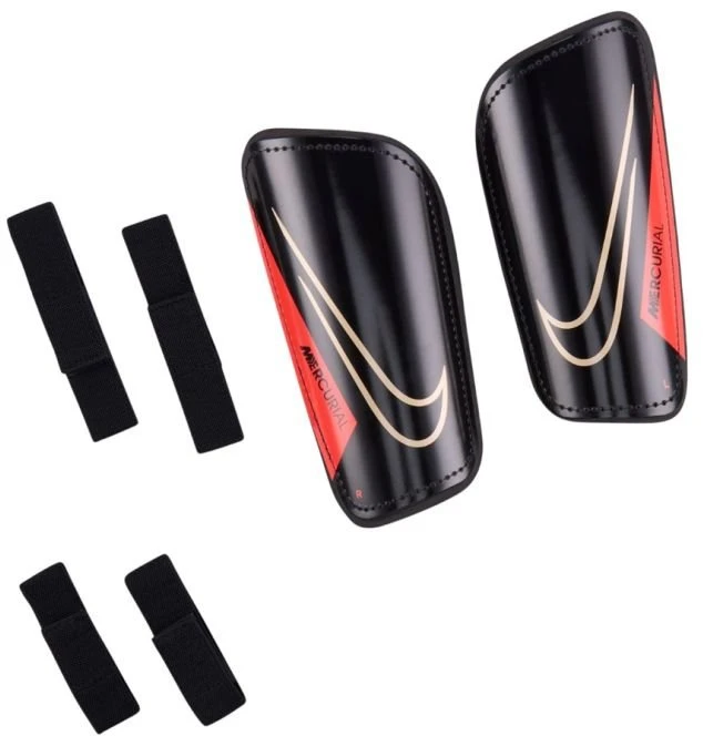 Futbolo blauzdų apsaugos Nike Mercurial Hardshell, juodos, XS dydis