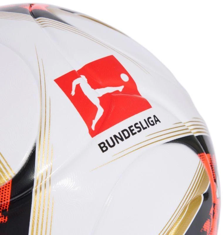 Futbolo kamuolys adidas Bundesliga 26/27 Torfabrik League Box, baltas-oranžinis-auksinis HY5057