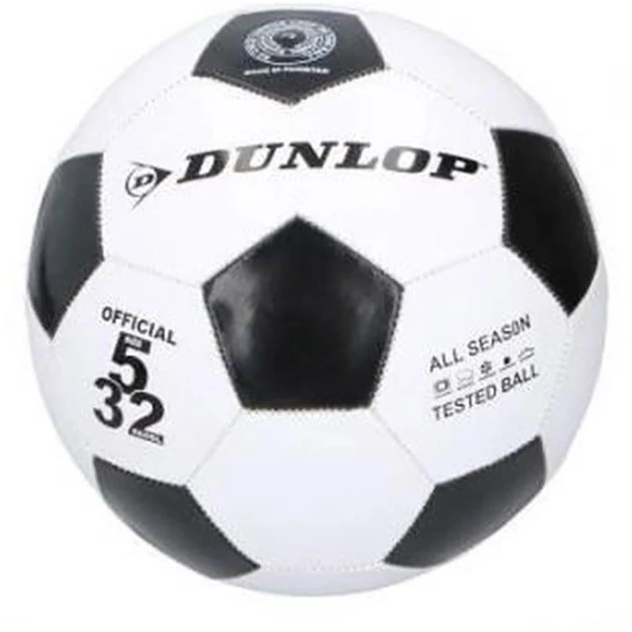 Futbolo kamuolys Dunlop, 5 dydis, juodas