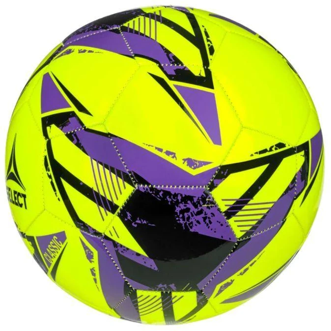 Futbolo kamuolys Select Classic v26, geltonas-violetinis-juodas, 160076