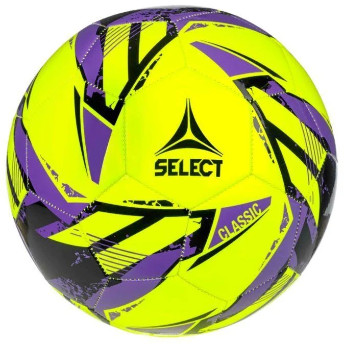 Futbolo kamuolys Select Classic v26, geltonas-violetinis-juodas, 160076