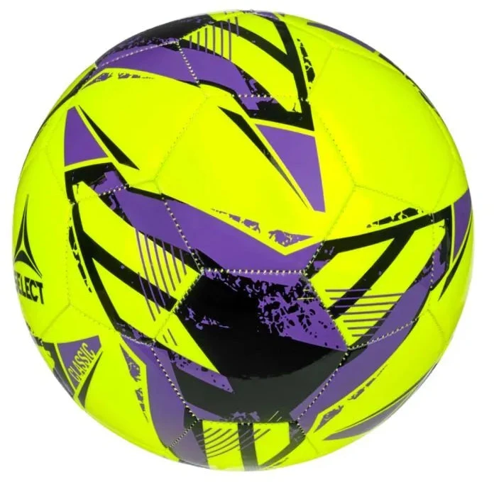 Futbolo kamuolys Select Classic v26, geltonas-violetinis-juodas, 160076