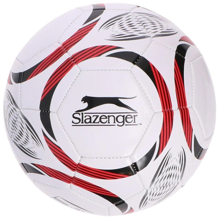 Futbolo kamuolys Slazenger 32 panelių, 5 dydis, baltas/raudonas