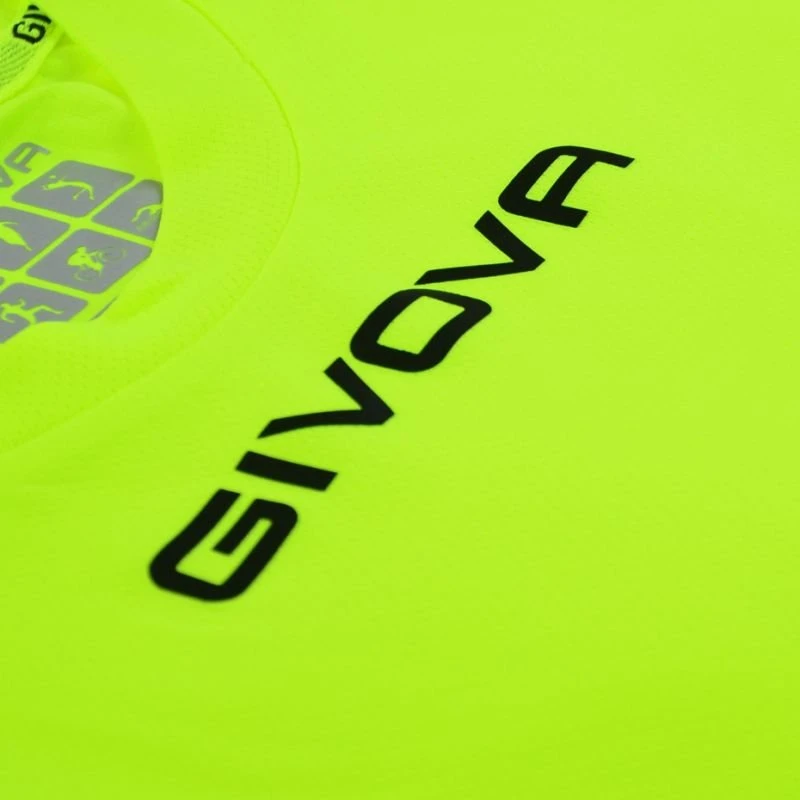 Futbolo marškinėliai Givova One, neoniniai geltoni