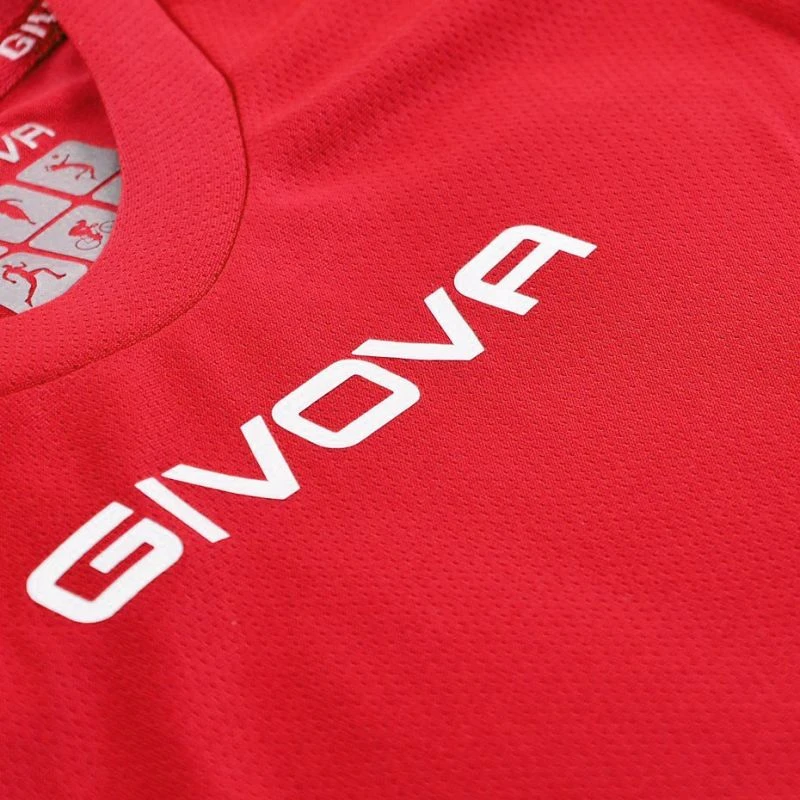 Futbolo marškinėliai Givova One, raudoni