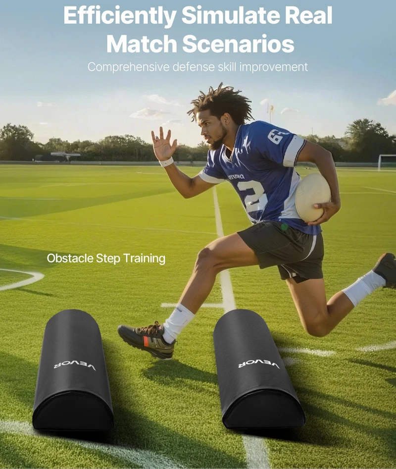 VEVOR Futbolo manekenas treniruotei 108 cm 2 vnt.