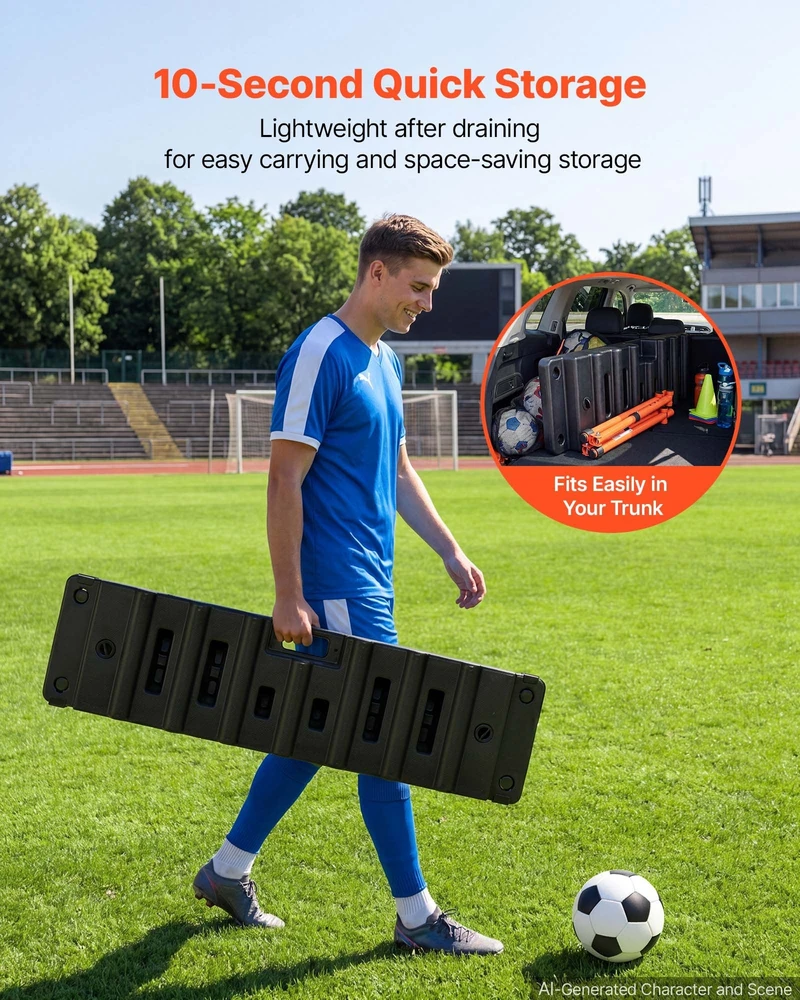 VEVOR Futbolo atmušimo lenta 95 x 25 cm