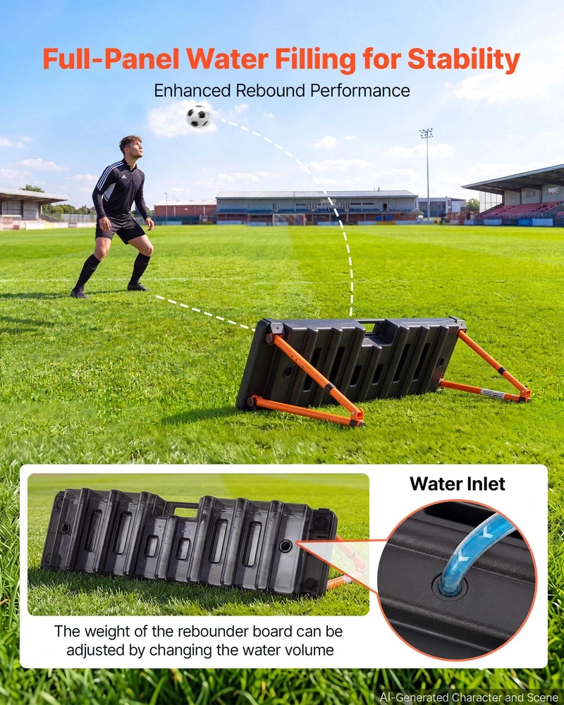 VEVOR Futbolo atmušimo lenta 95 x 25 cm