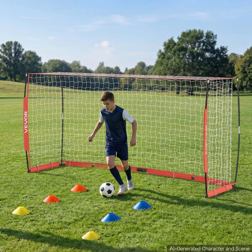 Futbolo vartai VEVOR DKS-86536R, 3,6 x 1,8 m