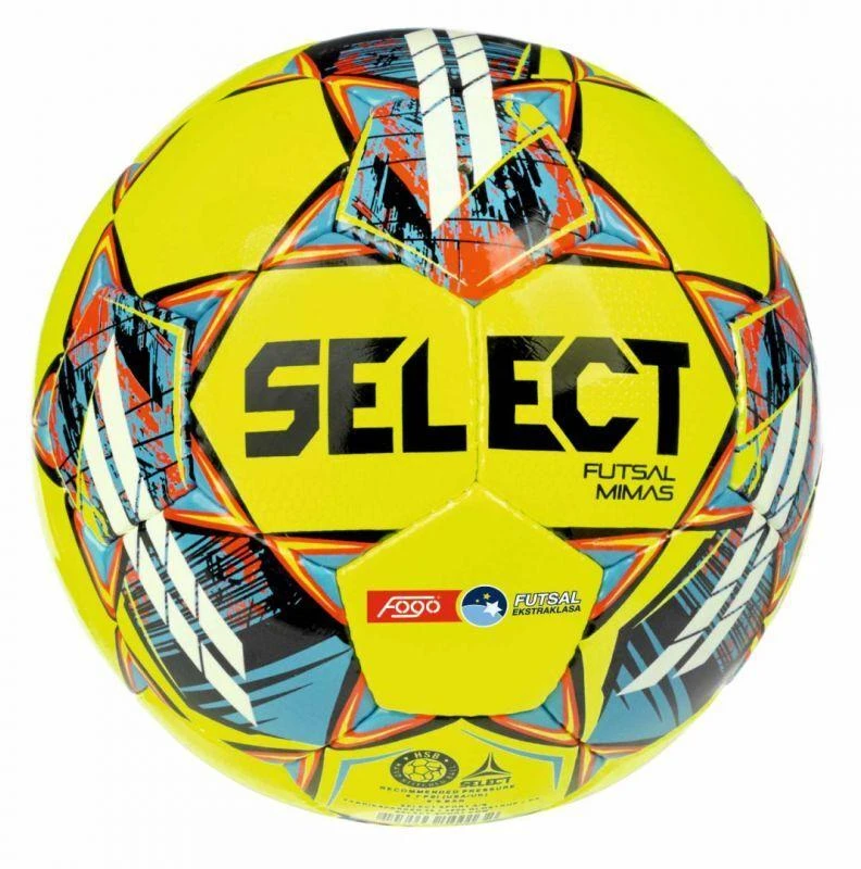 Select Futsal kamuolys Mimas FOGO Ekstraklasa FIFA Basic geltonas