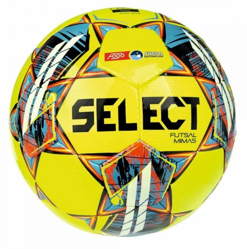 Select Futsal kamuolys Mimas FOGO Ekstraklasa FIFA Basic geltonas