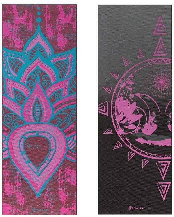 Gaiam „BE FREE“ dvipusės jogos kilimėlis 6mm 62031