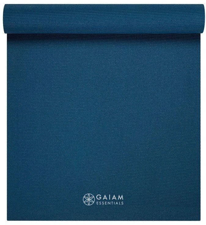 Gaiam Essentials 6 mm jogos kilimėlis su tamsiai mėlyna 63314