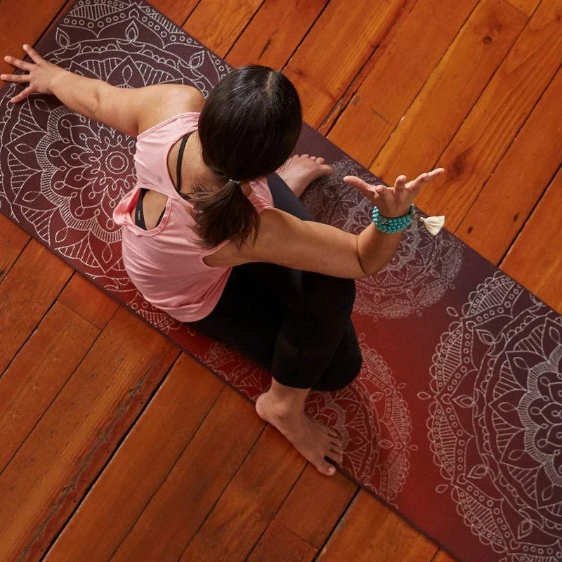 Aktivo GAIAM Metallic Sun jogos kilimėlis 6mm 63417