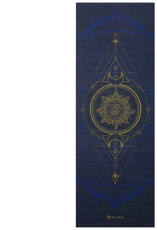 Gaiam Saulė ir Mėnulis dvipusės jogos kilimėlis 6mm 63419