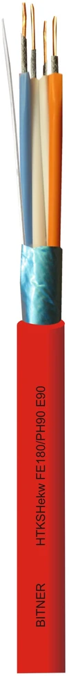Gaisrinis ekranuotas nedegus kabelis Bitner HTKSHekw FE180/Ph120 E90 2x2x0.8mm