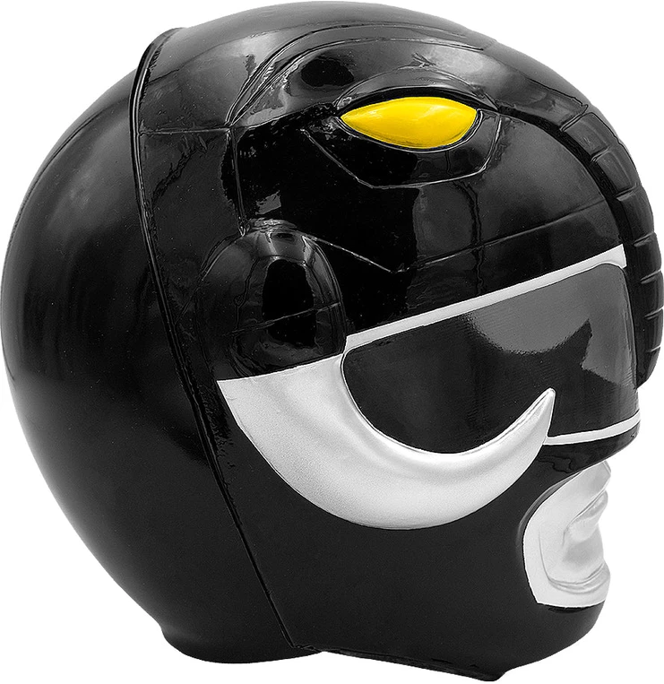 Galingojo reindžerio šalmas suaugusiesiems (juodas, mėlynas, baltas) – „Galingieji reindžeriai“ (Power Rangers)