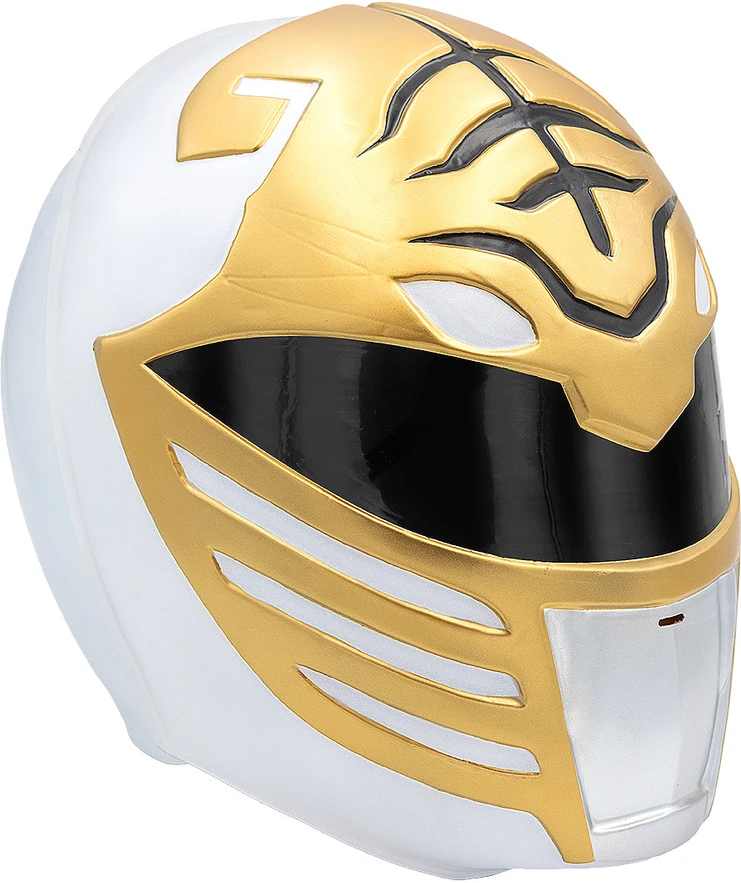 Galingojo reindžerio šalmas suaugusiesiems (juodas, mėlynas, baltas) – „Galingieji reindžeriai“ (Power Rangers)