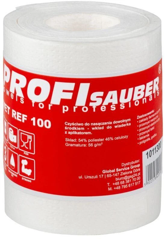 profi sauber POWER ProfiSauber WET REF 100 mirkymo šluostės - INSERT