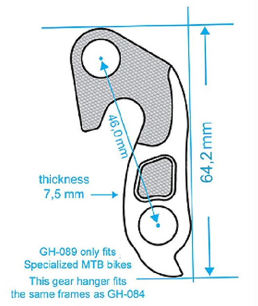 Galinio perjungėjo auselė Union GH-089