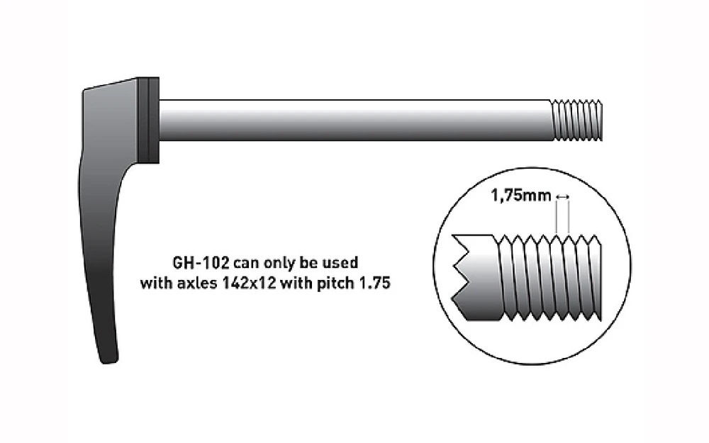 Galinio perjungėjo auselė Union GH-102