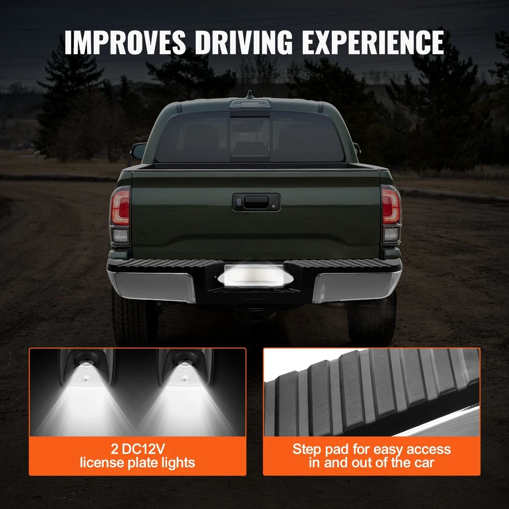 VEVOR Galinis laiptelis su bamperiu Ford F250/F350