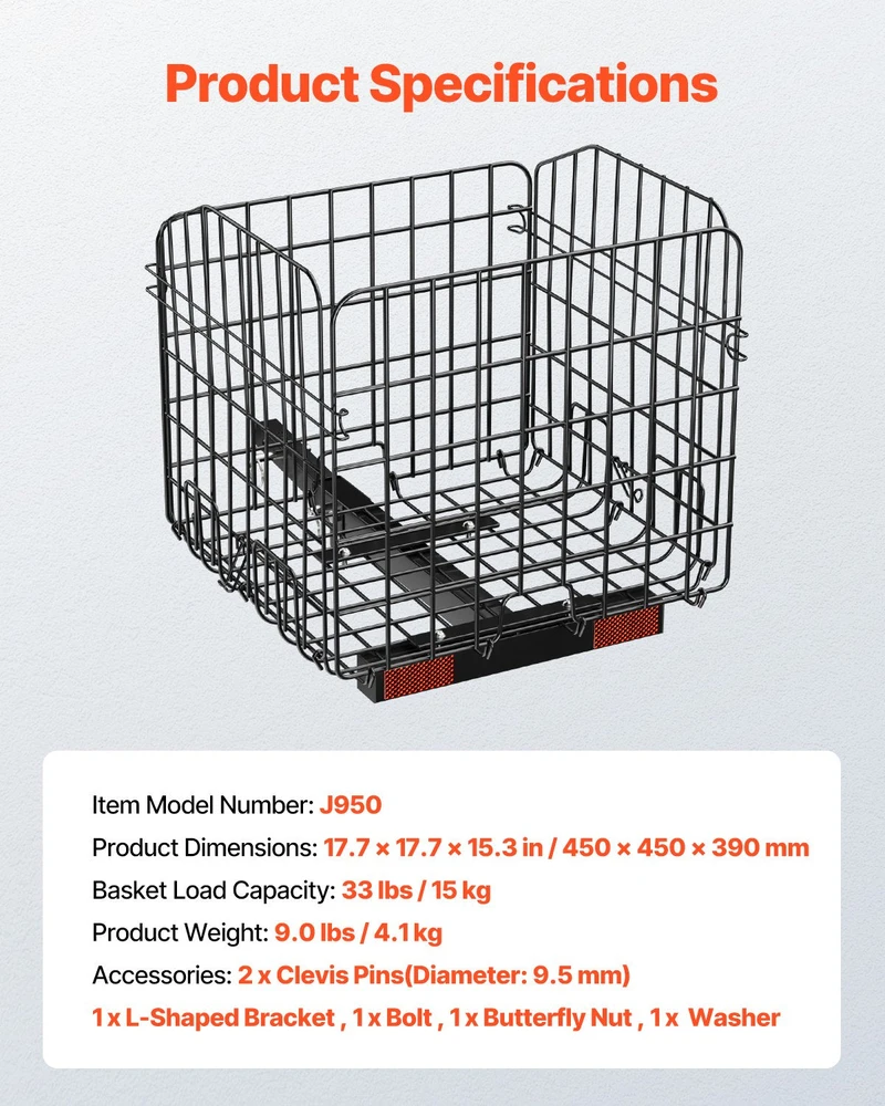 VEVOR Sulankstoma motorolerio galinė krepšys