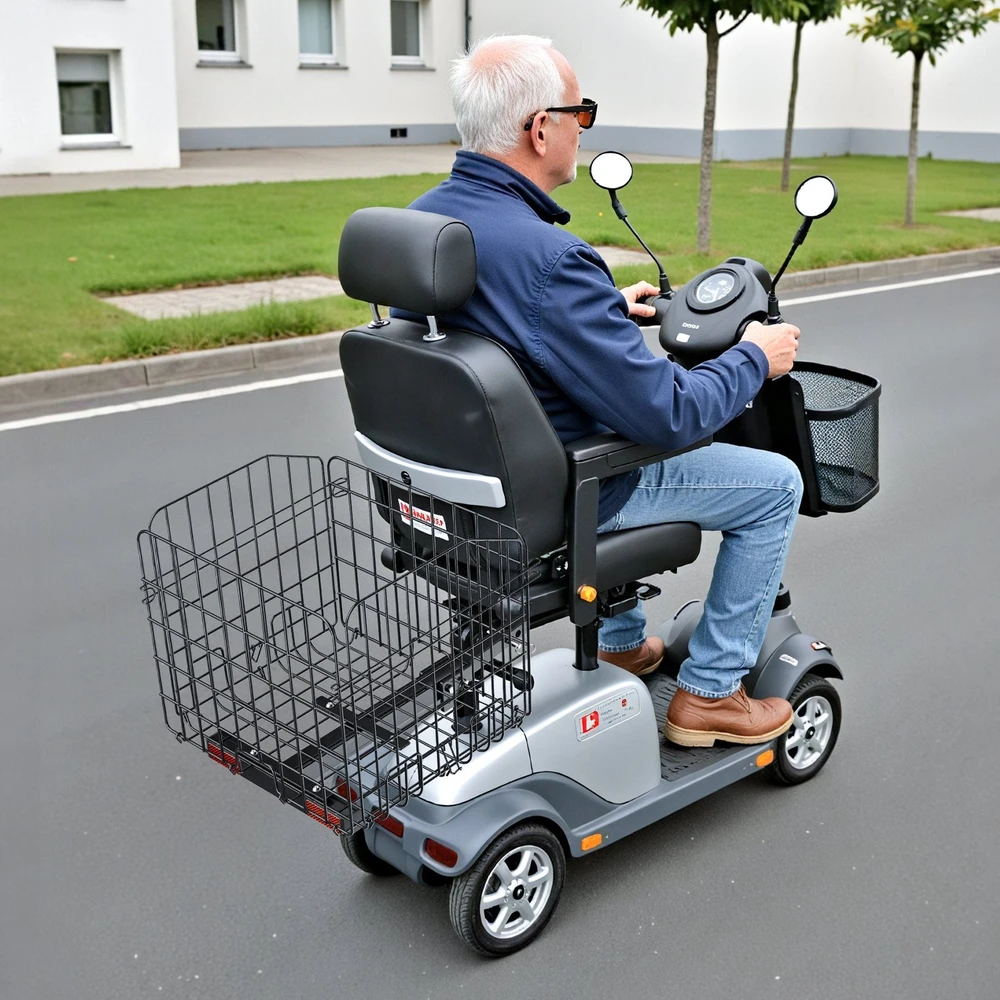 VEVOR Sulankstoma motorolerio galinė krepšys