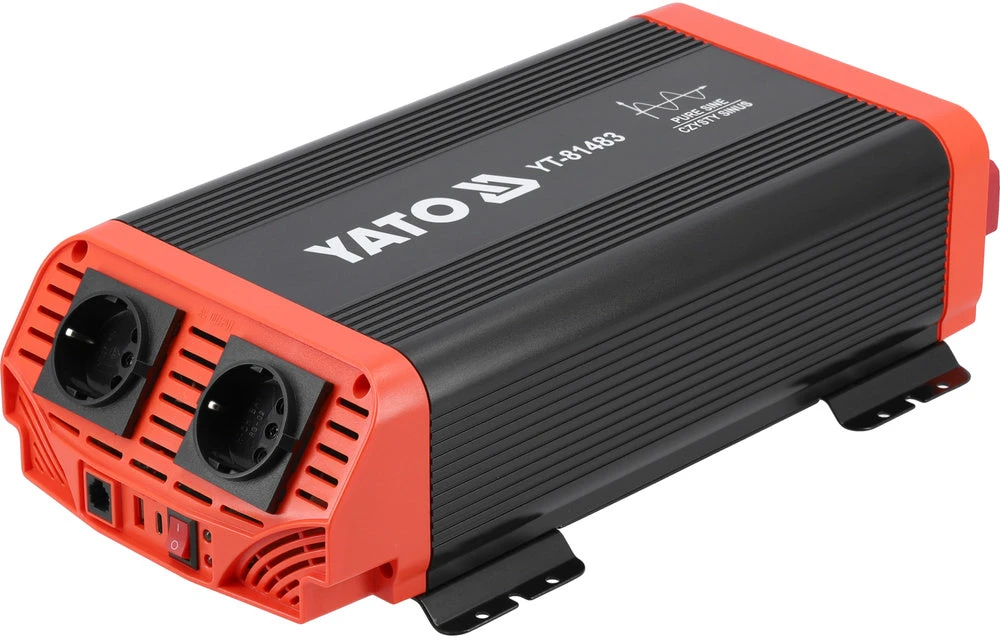 Yato GALIOS INVERTERIS | GRYNOJI SINUSOIDĖ | 12/230 V | 1000 W (YT-81483)